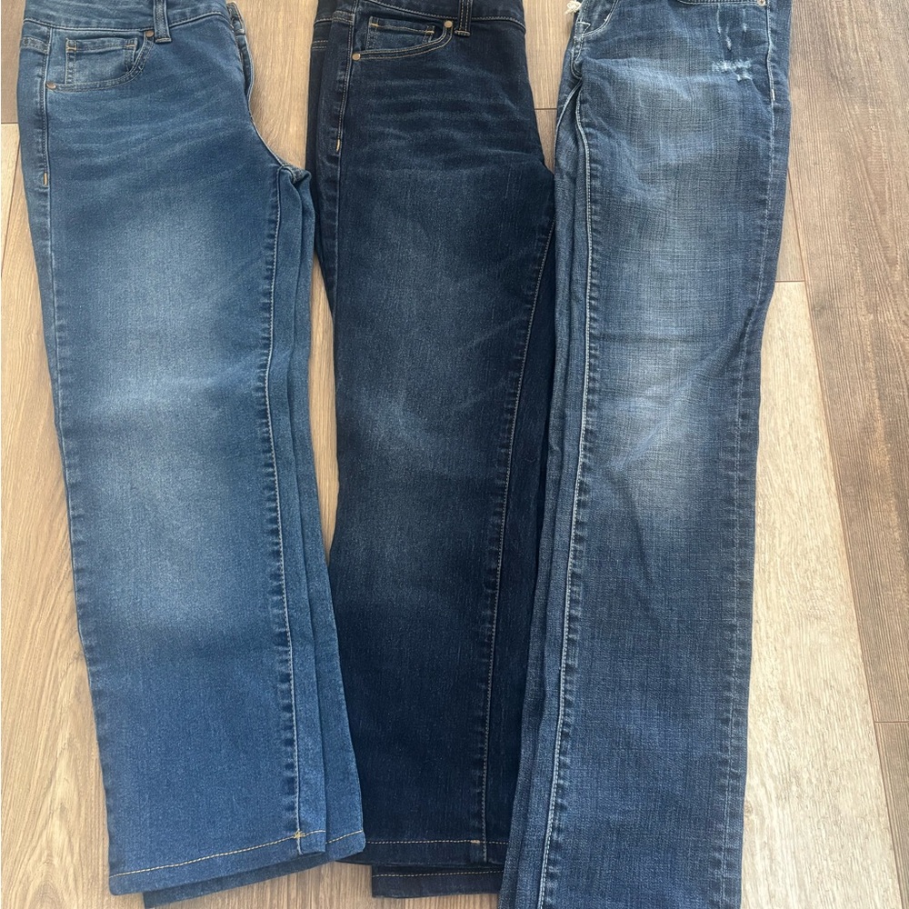 Red Brand Men's Straight Blue Jeans Trio